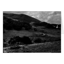 Kapelle auf dem Weg zur Sun Monochrome Card