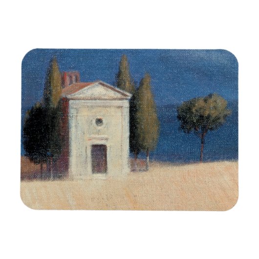 Kapelle bei Pienza II 2012 Magnet (Horizontal)