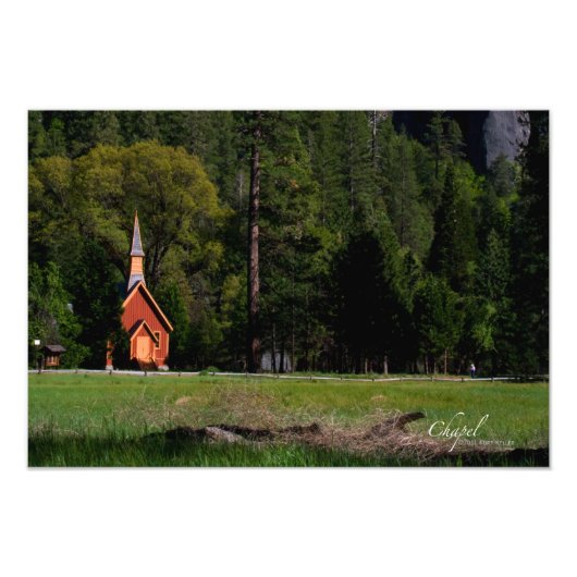 Kapelle bei Yosemite Fotodruck (Vorne)
