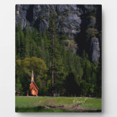 Kapelle bei Yosemite Fotoplatte (Vorderseite)