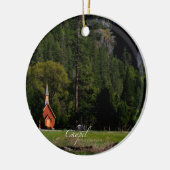 Kapelle bei Yosemite Keramik Ornament (Links)