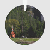 Kapelle bei Yosemite Ornament (Rückseite)