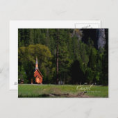 Kapelle bei Yosemite Postkarte (Vorne/Hinten)