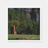 Kapelle bei Yosemite Serviette (Vorderseite)