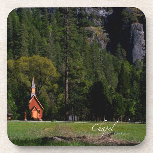 Kapelle bei Yosemite Untersetzer (Vorderseite)