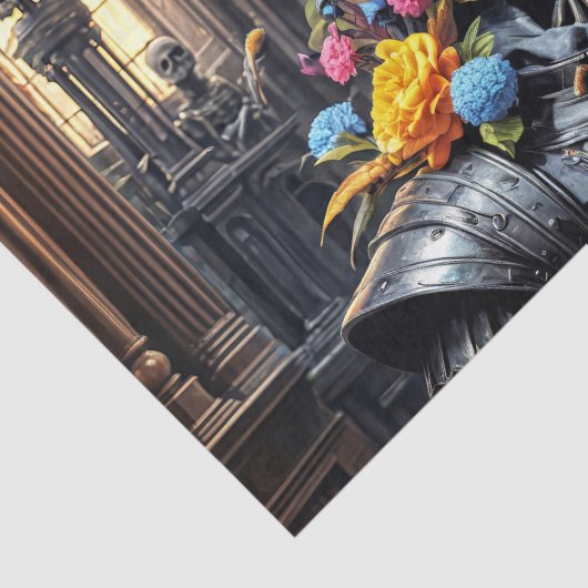 Kapelle der Ewigen Blüten - Dekoupage - Seidenpapier (Detail)