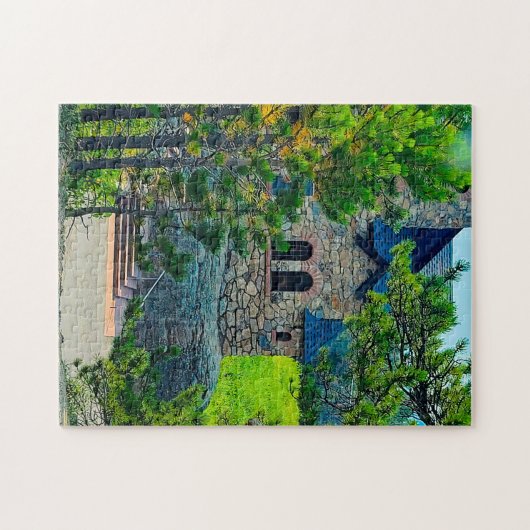 Kapelle der Heiligen Catherine am Felsen Allenspar Puzzle (Horizontal)