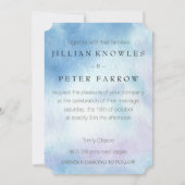 Kapelle der Hochzeitvögel Liebe Leben Einladung (Rückseite)