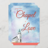 Kapelle der Hochzeitvögel Liebe Leben Einladung (Vorne/Hinten)