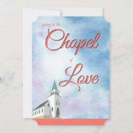 Kapelle der Hochzeitvögel Liebe Leben Einladung