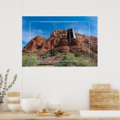 Kapelle des Heiligen Kreuzes, Arizona Poster (Küche)