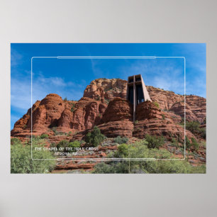Kapelle des Heiligen Kreuzes, Arizona Poster