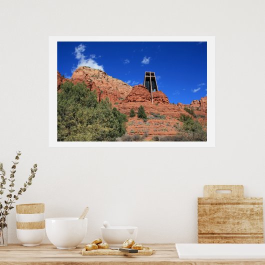 Kapelle des Heiligen Kreuzes Poster (Küche)