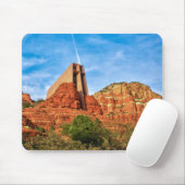 Kapelle des heiligen QuerSedona, AZ Mousepad (Mit Mouse)