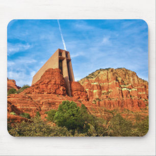Kapelle des heiligen QuerSedona, AZ Mousepad
