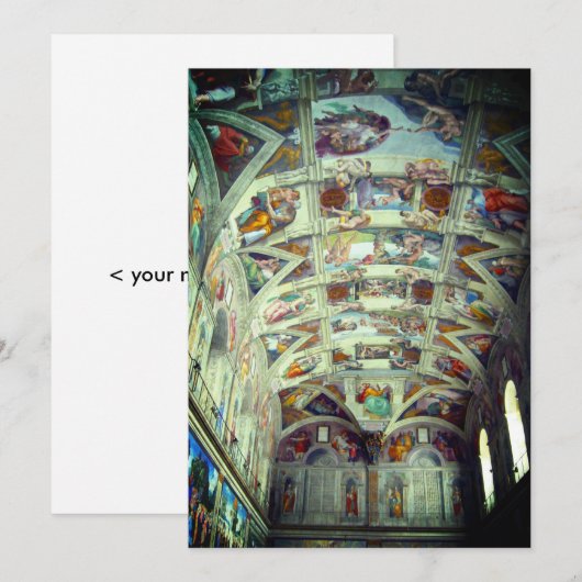 Kapelle Feiertagskarte (Vorne/Hinten)