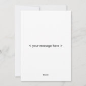 Kapelle Feiertagskarte (Rückseite)