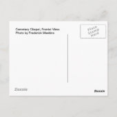 Kapelle, Frontansicht Postkarte (Rückseite)