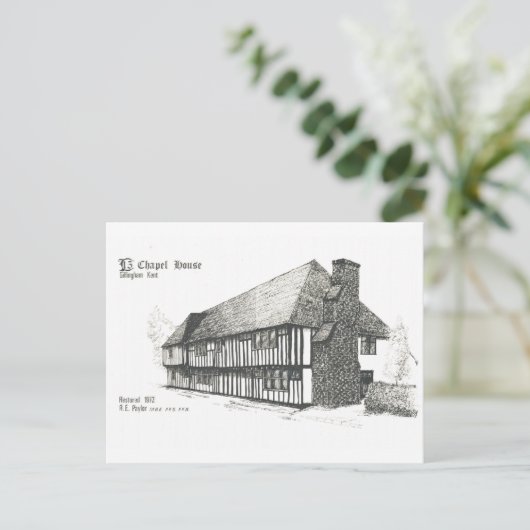 Kapelle Haus, Rainham Postkarte (Stehend Vorderseite)