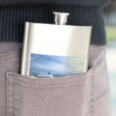 Kapelle im Alpenschnee Flachmann (Beispiel)