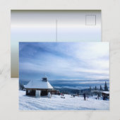 Kapelle im Alpenschnee Postkarte (Vorne/Hinten)