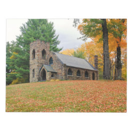 Kapelle im Fall Notizblock