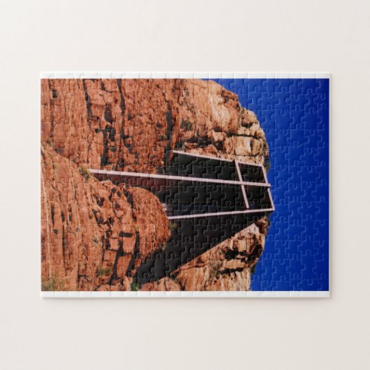 Kapelle im Felsen-Puzzlespiel Puzzle (Horizontal)