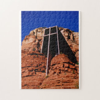 Kapelle im Felsen-Puzzlespiel Puzzle