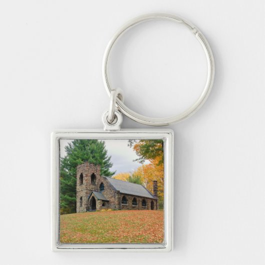 Kapelle im Herbst Schlüsselanhänger (Vorne)