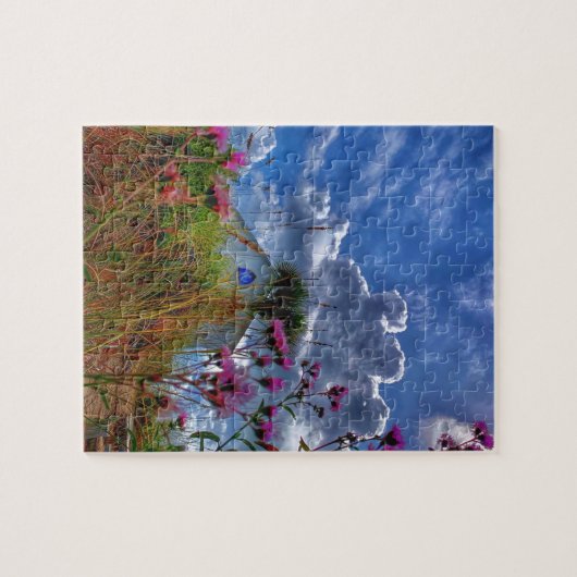 Kapelle im Hügelpuzzle Puzzle (Horizontal)