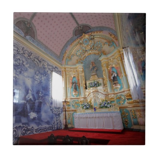 Kapelle in Azoren Fliese (Vorderseite)