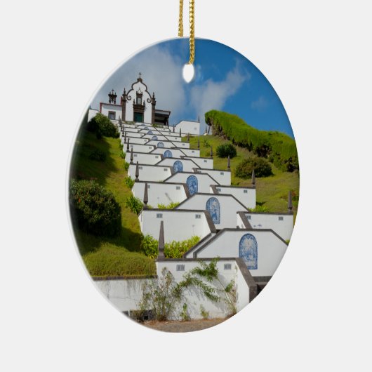 Kapelle in Azoren-Inseln Keramik Ornament (Rechts)