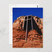 Kapelle in Rock, Sedona, Arizona Postkarte (Vorne/Hinten)
