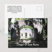 Kapelle Leichende Ruinen Postkarte (Vorne/Hinten)