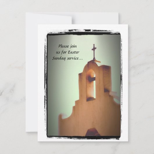 Kapelle mit Querkirchen-Ostersonntag Einladung (Vorderseite)