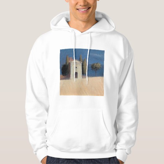 Kapelle nahe Pienza II 2012 Hoodie (Vorderseite)