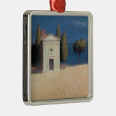 Kapelle nahe Pienza II 2012 Silbernes Ornament (Rechts)