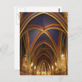 Kapelle Paris Postkarte (Vorne/Hinten)