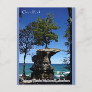 Kapelle Rock-Postkarte Postkarte