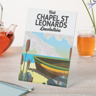 Kapelle St. Leonards, Lincolnshire Urlaubsprospekt Sockelschild