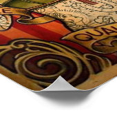 Kapelle Tattoo Vintag Tattoo Shop Poster (Ecke)