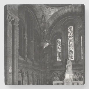 Kapelle Vintag France Paris Sacre Coeur Jungfrau Steinuntersetzer