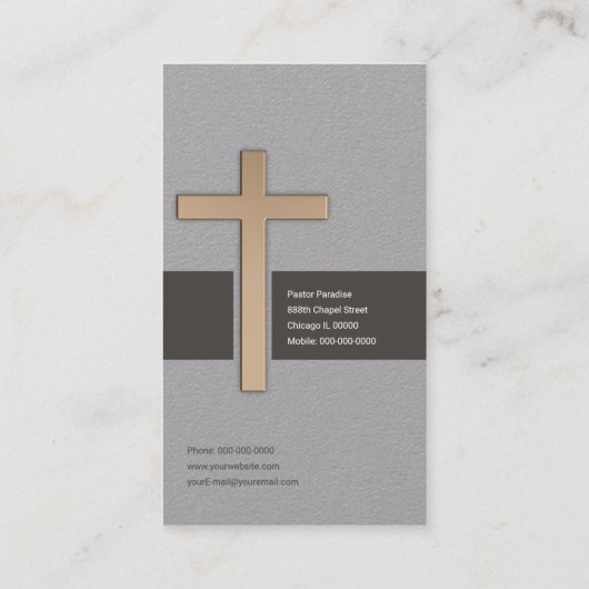 Kapelle Visitenkarte (Rückseite)