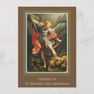 Kapelle von St. Michael dem Erzengel Gebet Heilig Begleitkarte
