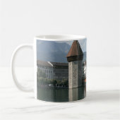 Kapellen-Brücke, Luzerne, die Schweiz Kaffeetasse (Links)