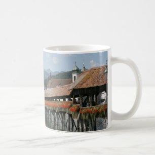 Kapellen-Brücke, Luzerne, die Schweiz Kaffeetasse