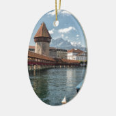 Kapellen-Brücken-Luzerne, die Schweiz Keramik Ornament (Links)