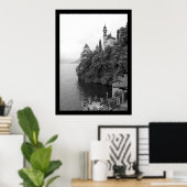 Kapellenansicht B&W Poster (Heimbüro)