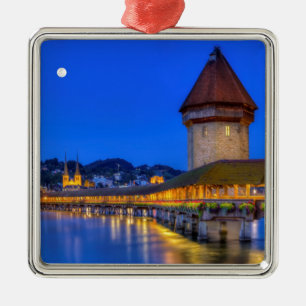 Kapellenbrücke, Kapellbrucke, Luzerne, die Schwei Ornament Aus Metall