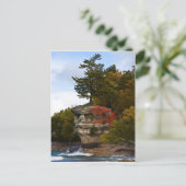 Kapellgestein im Herbst Postkarte (Stehend Vorderseite)